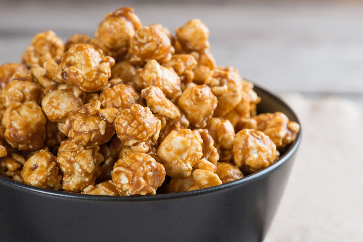 Pipoca gourmet caramelizada